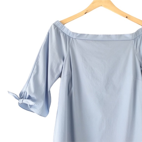 Bobeau Blue Off The Shoulder Dress - Picture 4 of 8